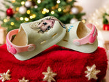 Cream Premium Eva Little Elsa Clogs For Kids