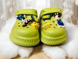 Green Premium Eva Goofy World Clogs For Kids