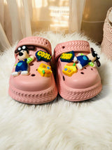 Pink Premium Eva Goofy World Clogs For Kids