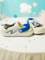 Cream Premium Eva Little Flying Jatt Clogs For Kids