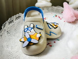 Smoke Mud Premium Eva Little Flying Jatt Clogs For Kids