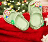 Pistachio Green Premium Eva Small Wonder Clogs For Kids