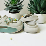 Shades Of Mud Premium Eva Liitle Luminious World Clogs For Kids