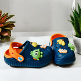 Blue Premium Eva Little See You Again Clogs For Kids