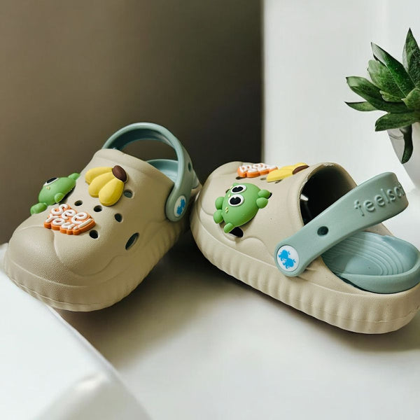 Ivory Premium Eva Little See You Again Clogs For Kids