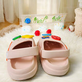 Pink Premium Eva Little Cute Clogs For Kids