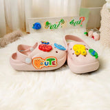 Pink Premium Eva Little Cute Clogs For Kids