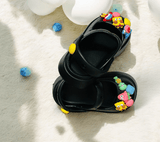 Black Premium Eva Small Wonder Clogs For Kids