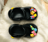 Black Premium Eva Small Wonder Clogs For Kids