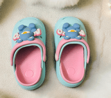 Aqua Blue Premium Eva Cute Teddy Clogs For Kids