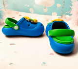 Ocean Blue Premium Eva Cute Teddy Clogs For Kids