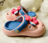 Pink Premium Eva Cute Teddy Clogs For Kids