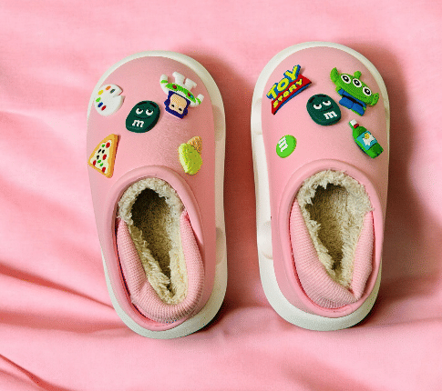 Pink Premium Eva Winter Clogs For Kids
