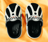 Black And White Premium Eva Friendz Forever Clogs For Kids