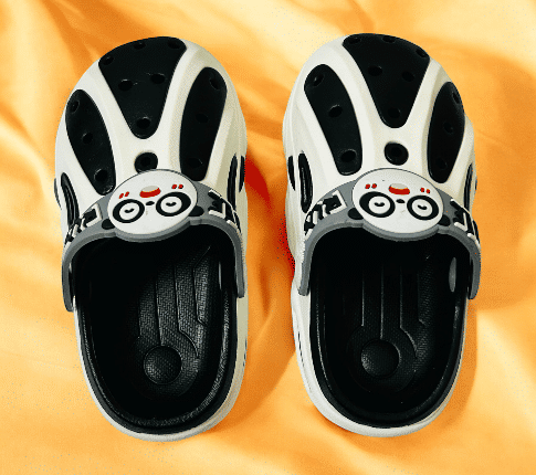 Black And White Premium Eva Friendz Forever Clogs For Kids