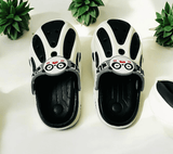 Black And White Premium Eva Friendz Forever Clogs For Kids