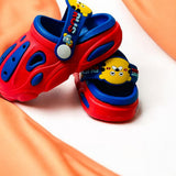 Blue And Red Premium Eva Friendz Forever Clogs For Kids