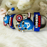 Smoke Mud Premium Eva Mr America Super Hero Clogs For Kids