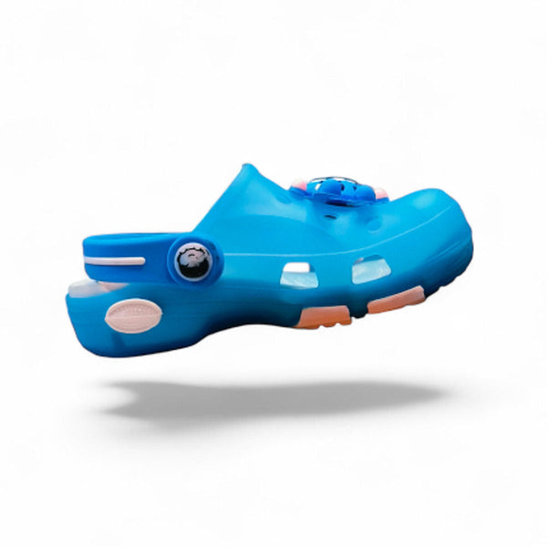 Blue Premium Eva Little Illuminating Clogs For Kids