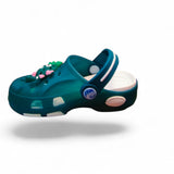 Green Premium Eva Little Illuminating Clogs For Kids